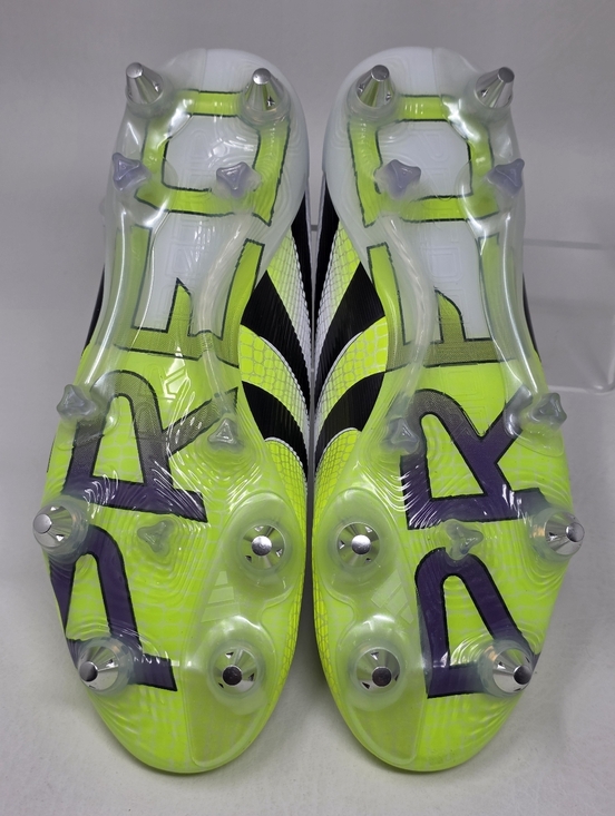 Adidas Predator Elite SG Cleats White/Black/Lemon JI1067 Mens Size 6.5/Women 7.5 main image 7